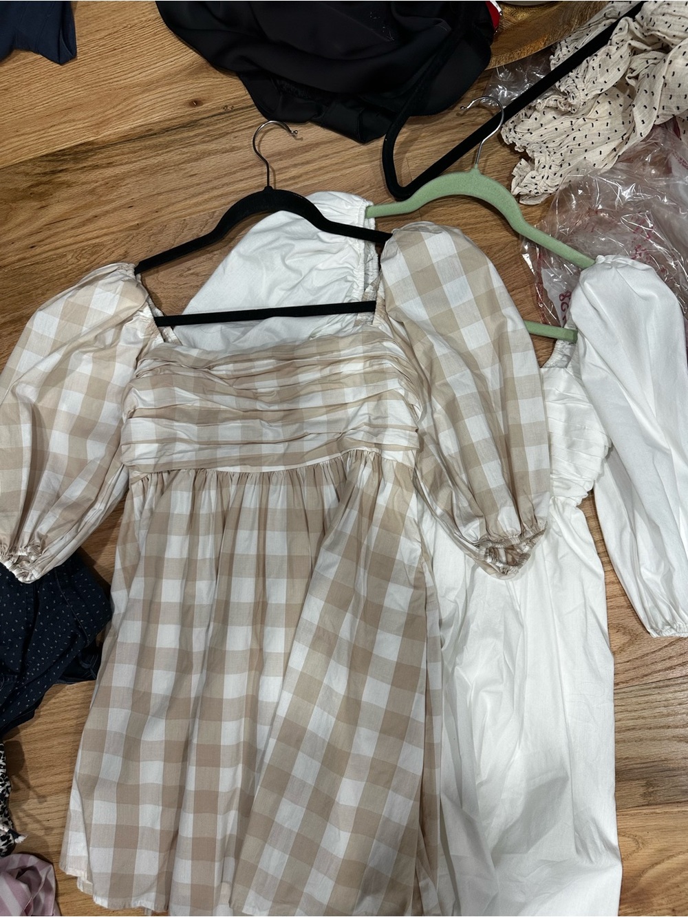 Abercrombie Puff-Sleeve Dresses (2) XS and S